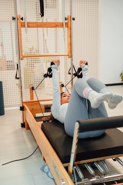 pilates reformer exercises pdf free download